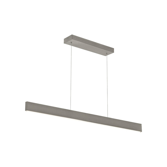 Stealth Linear LED Pendant Light in Satin Nickel (36-Inch).
