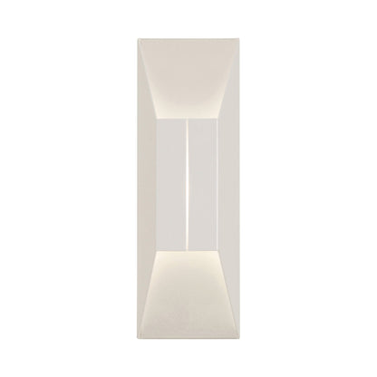 Summit LED Wall Light in White/Silver.