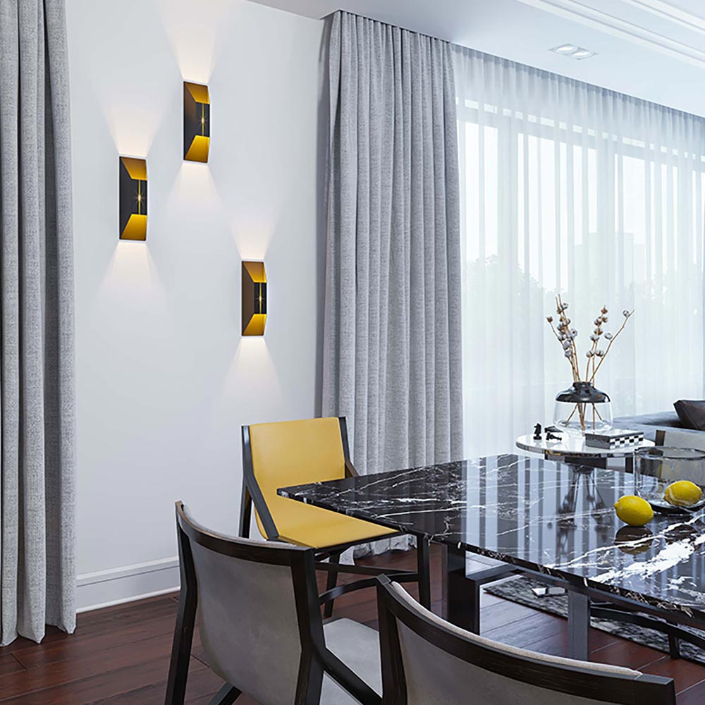 Summit LED Wall Light in dining room.