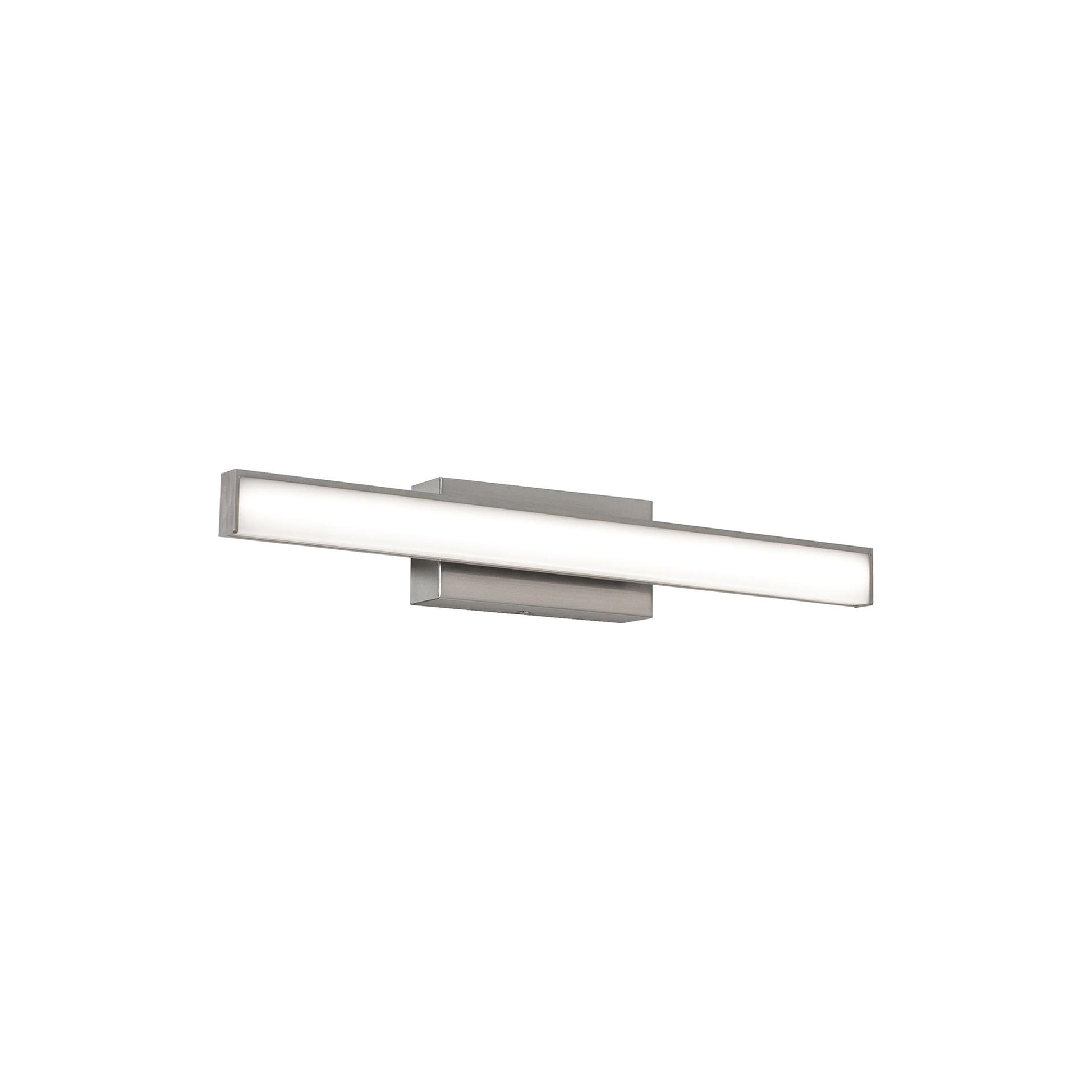 Tonya LED Vanity Wall Light in Satin Nickel (Small).