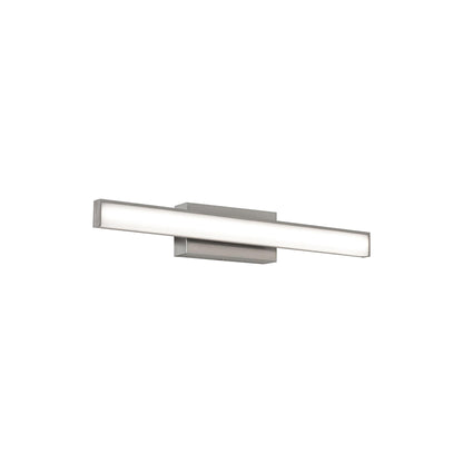 Tonya LED Vanity Wall Light in Satin Nickel (Small).