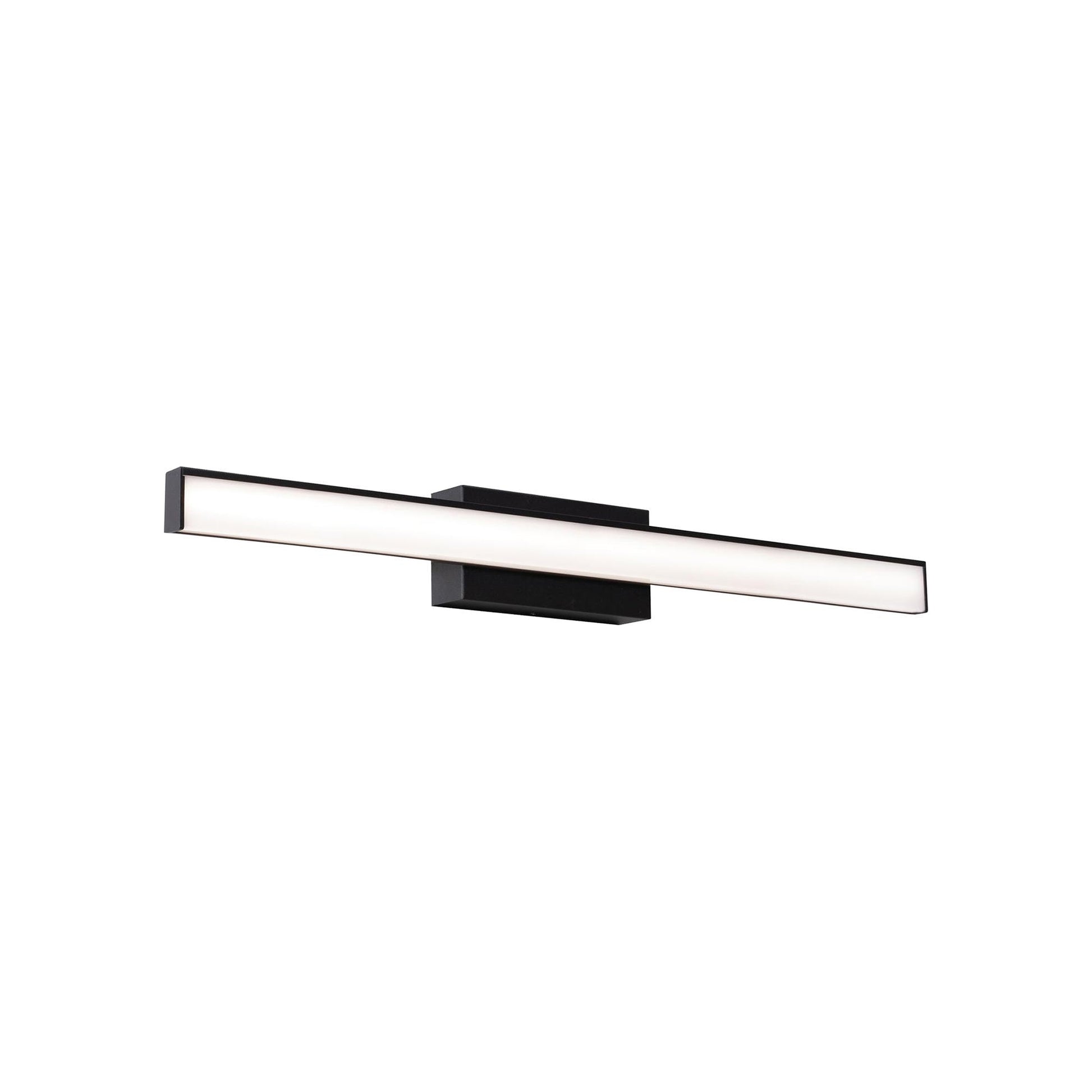 Tonya LED Vanity Wall Light in Black (Medium).
