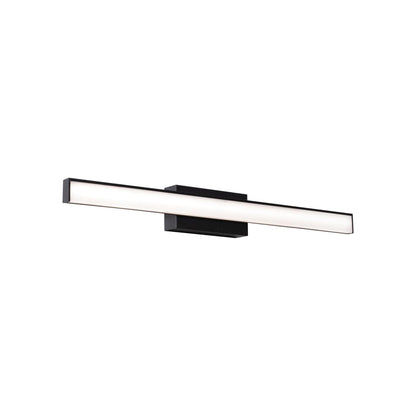 Tonya LED Vanity Wall Light in Black (Medium).