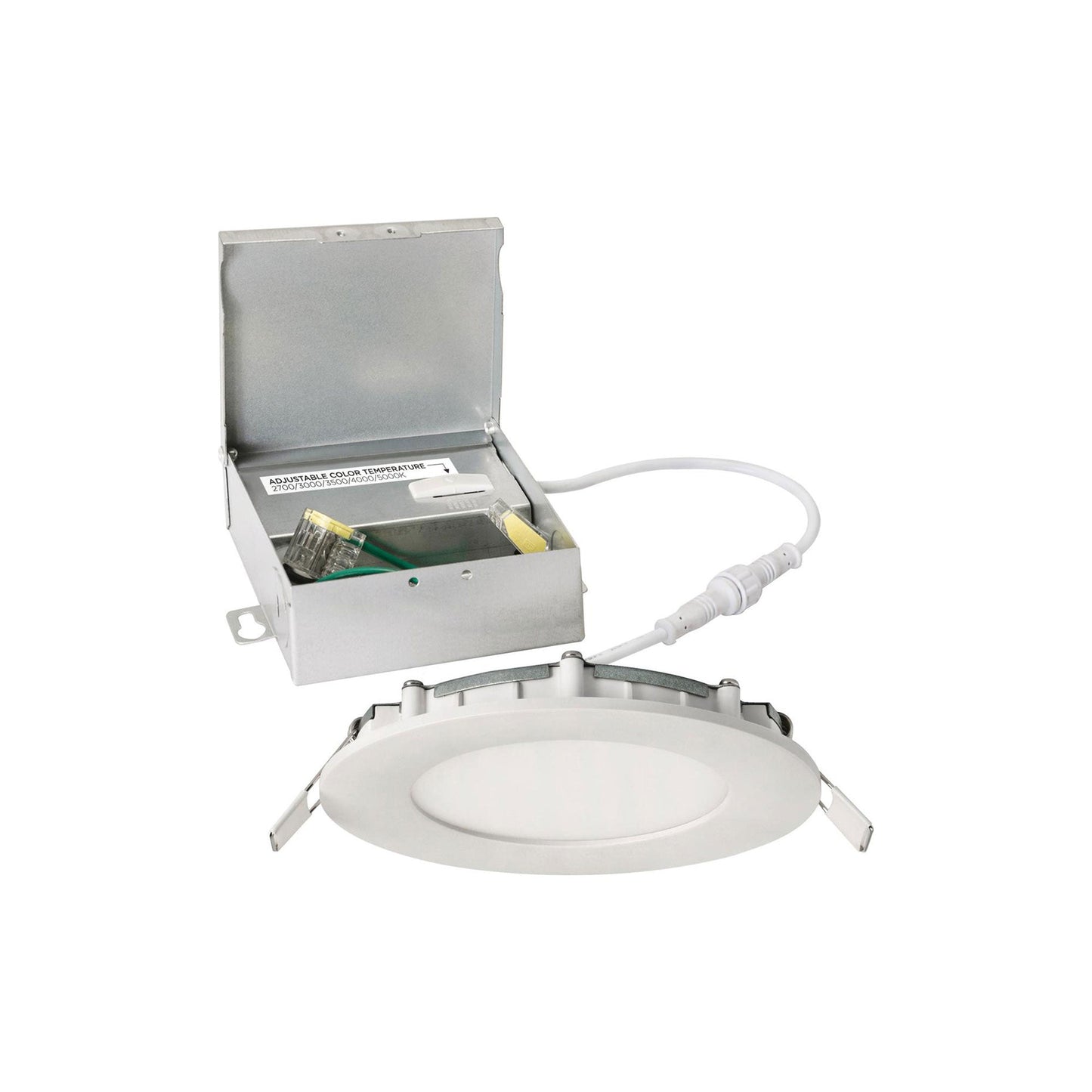 Tuck LED Recessed Downlight in White (5-Inch).