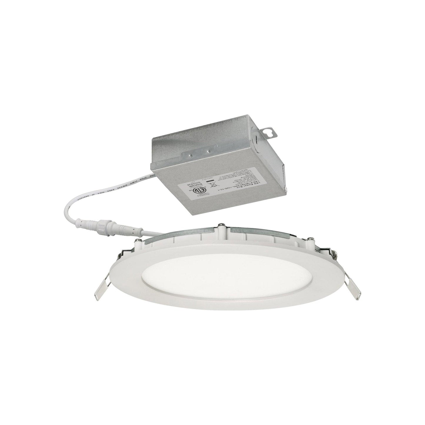 Tuck LED Recessed Downlight in White (6.88-Inch).