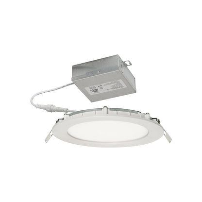 Tuck LED Recessed Downlight in White (6.88-Inch).