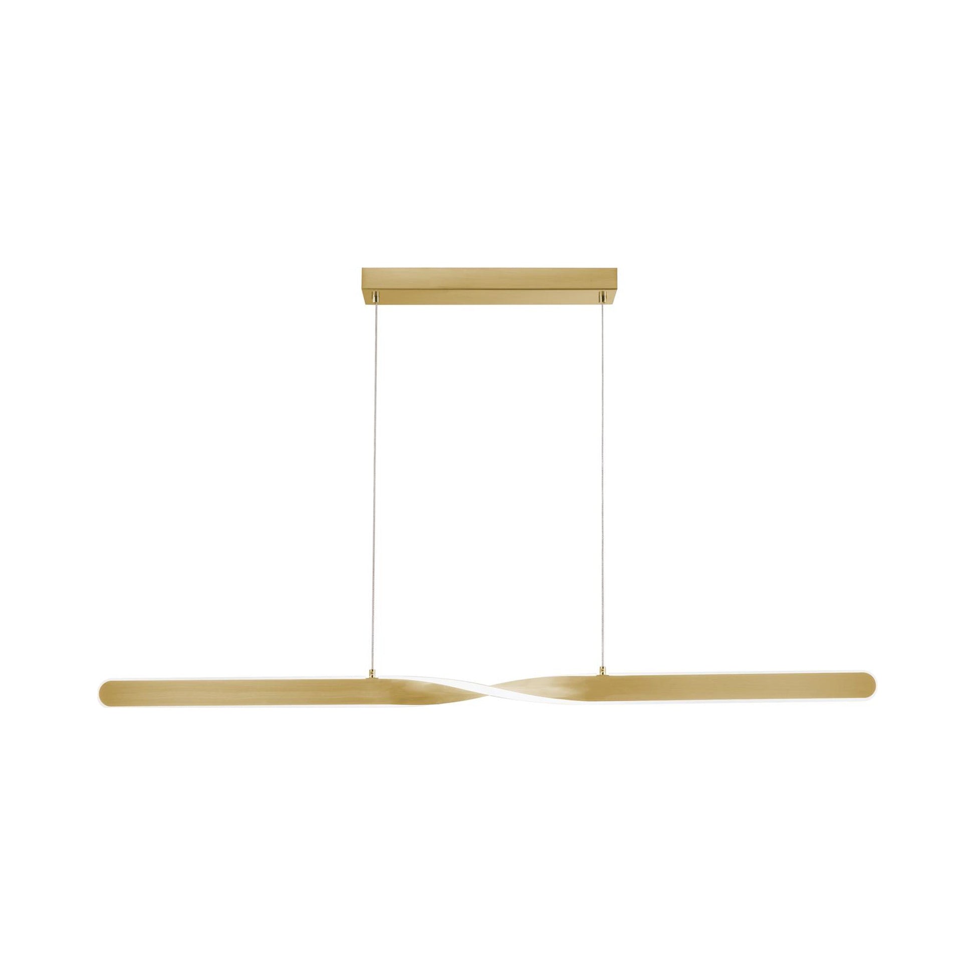 Twist Linear LED Pendant Light.