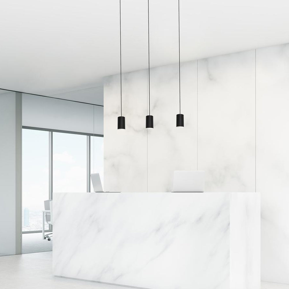 Tyke Linear Pendant Light in office.