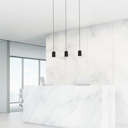 Tyke Linear Pendant Light in office.