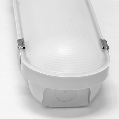 Vaportite Outdoor Linear LED Flush Mount Ceiling Light in Detail.