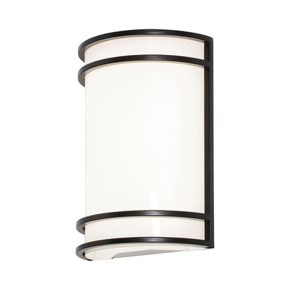 Ventura LED Wall Light in Oil-Rubbed Bronze.
