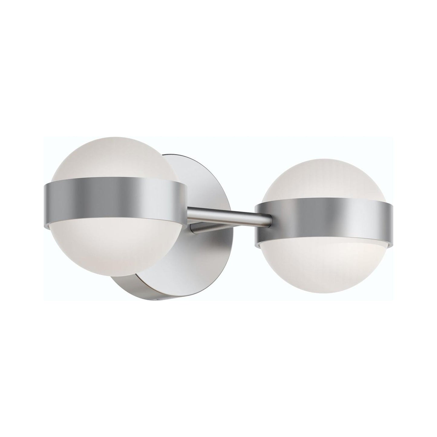 Verona LED Bath Vanity Light in Satin Nickel (2-Light).