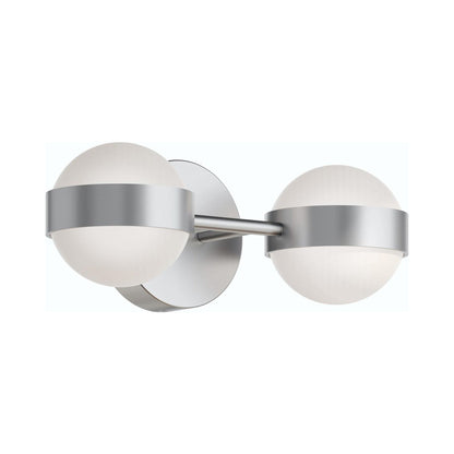 Verona LED Bath Vanity Light in Satin Nickel (2-Light).