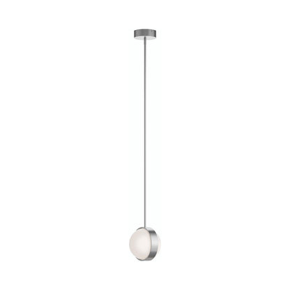 Verona LED Pendant Light in Satin Nickel (9-Inch).