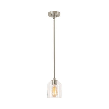 William Pendant Light in Satin Nickel (7.75-Inch).