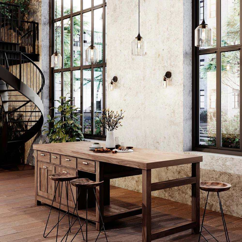 William Pendant Light in dining room.
