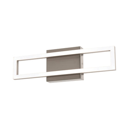 Zola LED Bath Vanity Light in Satin Nickel (13.75-Inch).