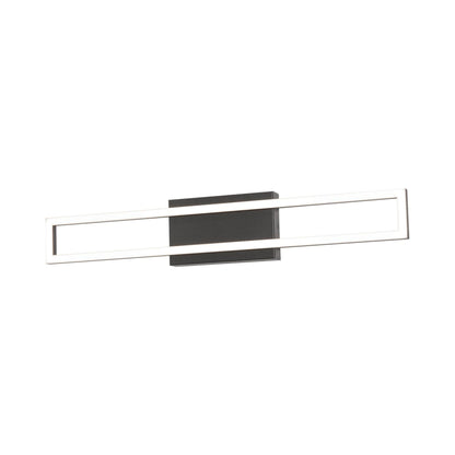 Zola LED Bath Vanity Light in Black (24-Inch).