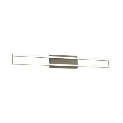 Zola LED Bath Vanity Light in Satin Nickel (35.5-Inch).