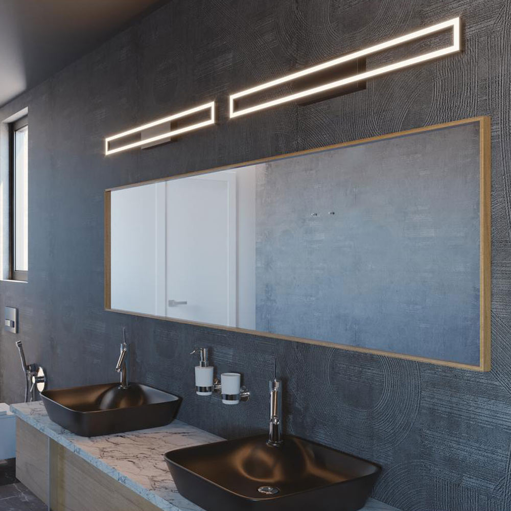 Zola LED Bath Vanity Light in bathroom.