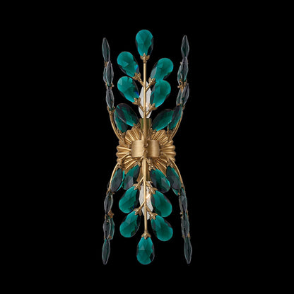 Alloro Wall Light in True Brass.