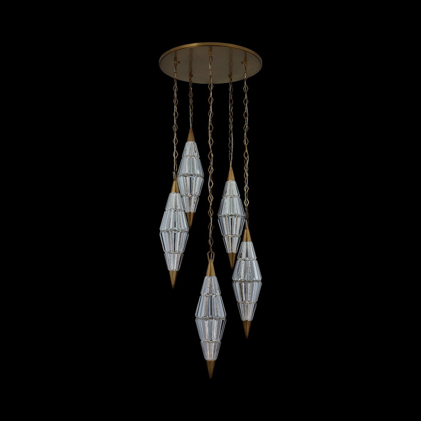 Allungato Multi Light LED Pendant Light (5-Light).