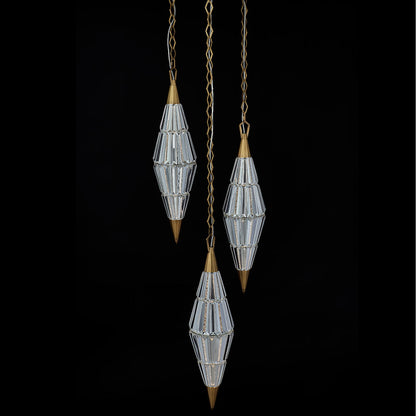 Allungato Multi Light LED Pendant Light in Detail.
