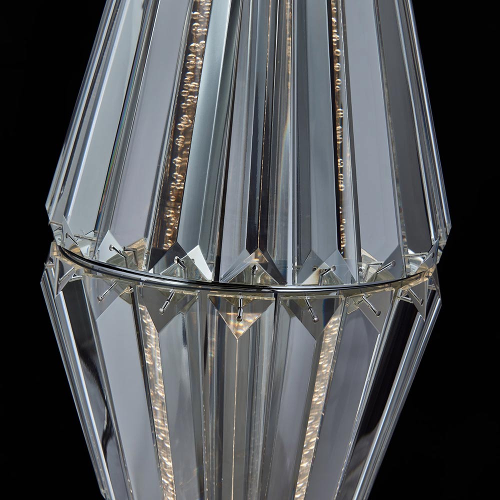 Allungato Multi Light LED Pendant Light in Detail.