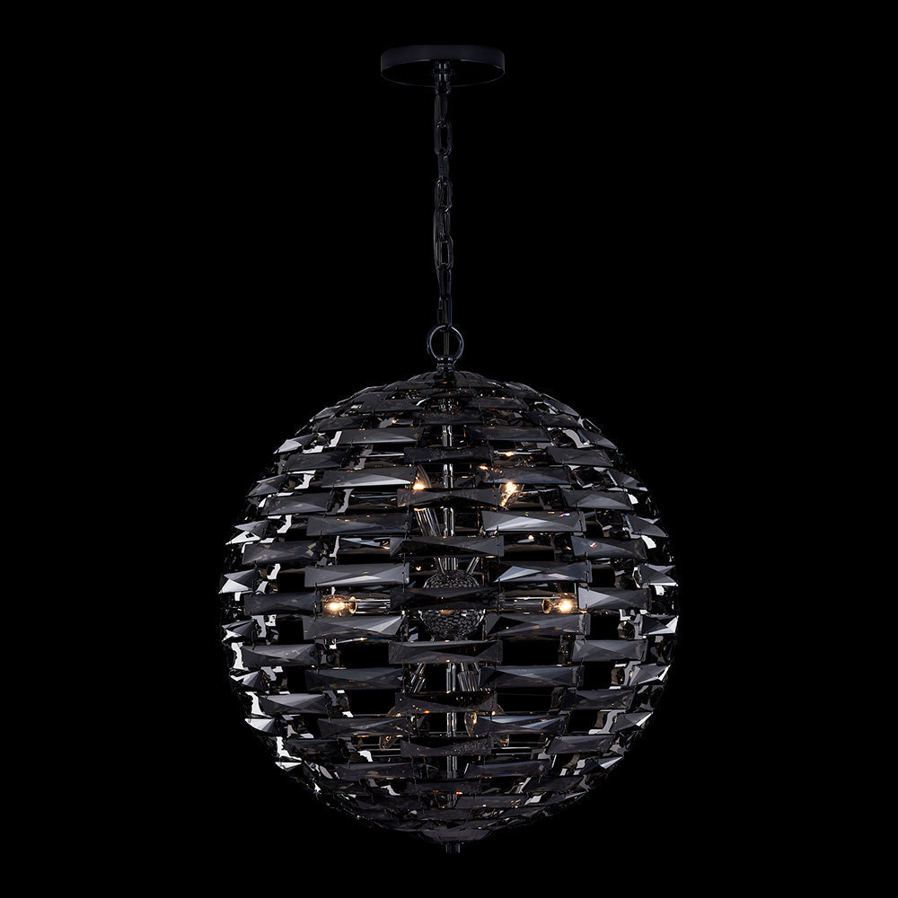 Alta Orb Pendant Light in Black Nickel (Medium).