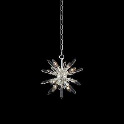 Angelo 14-Inch Pendant Light in Polished Silver.