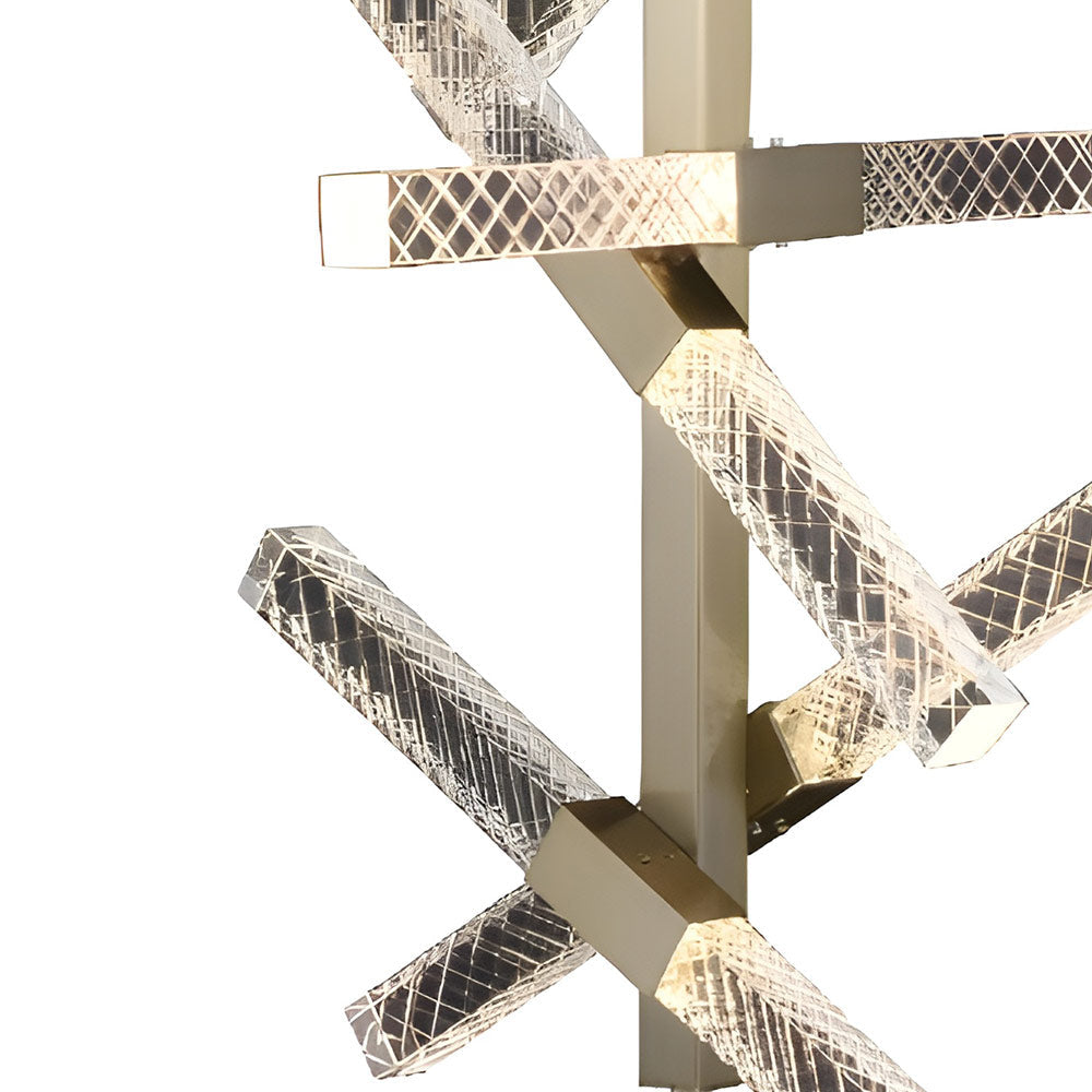 Apollo Vertical LED Chandelier in Detail.