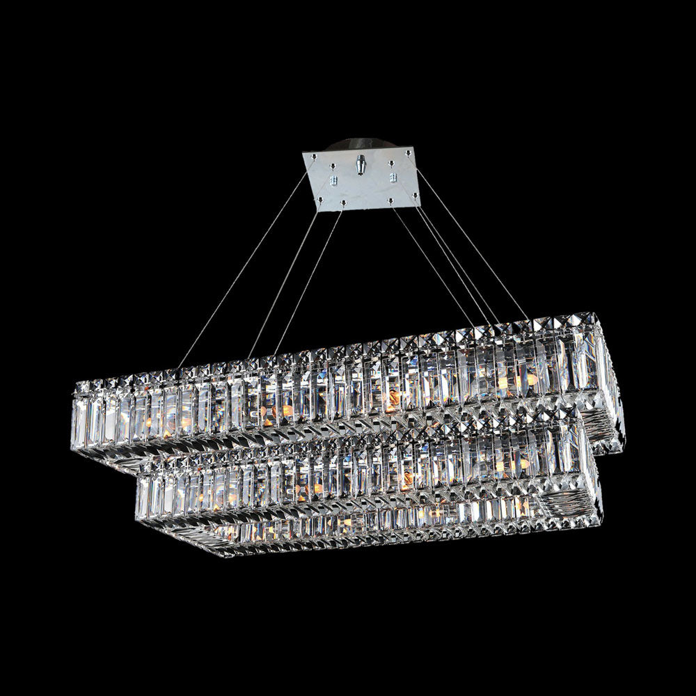 Baguette Chandelier (20-Light).