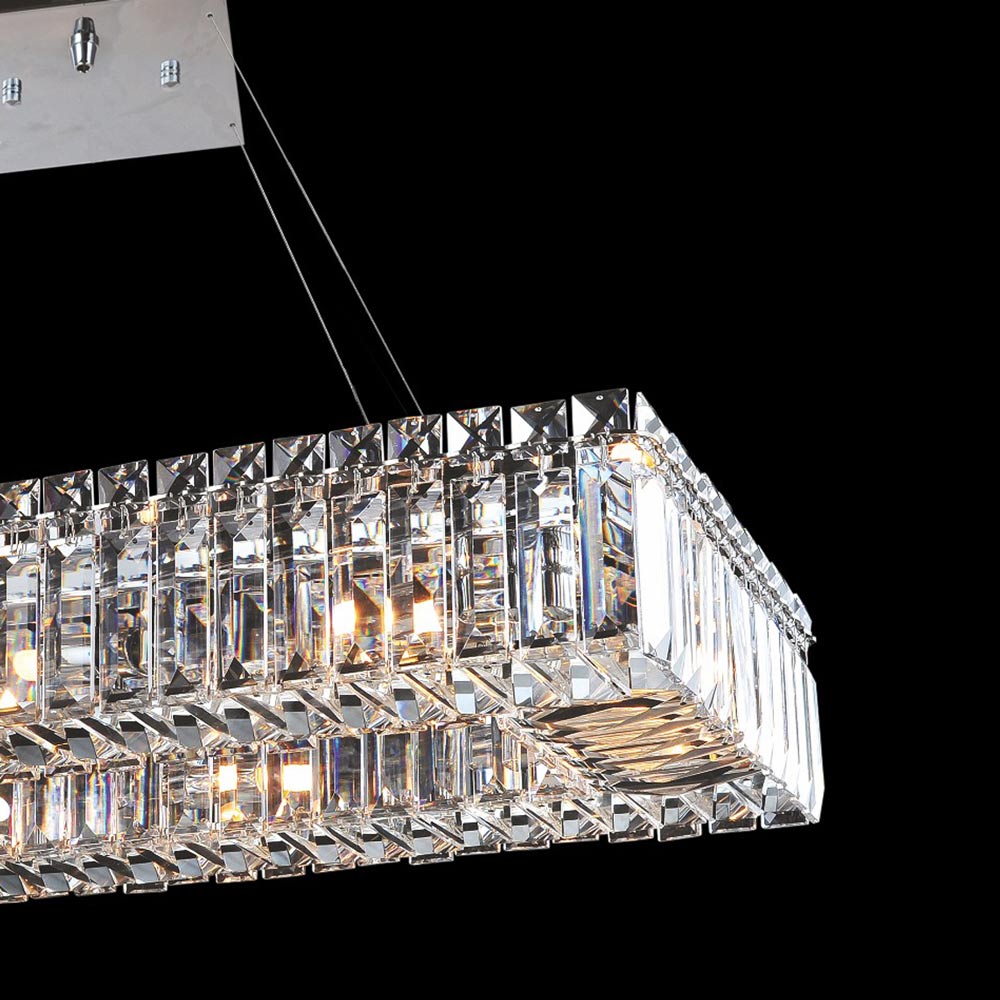 Baguette Chandelier in Detail.