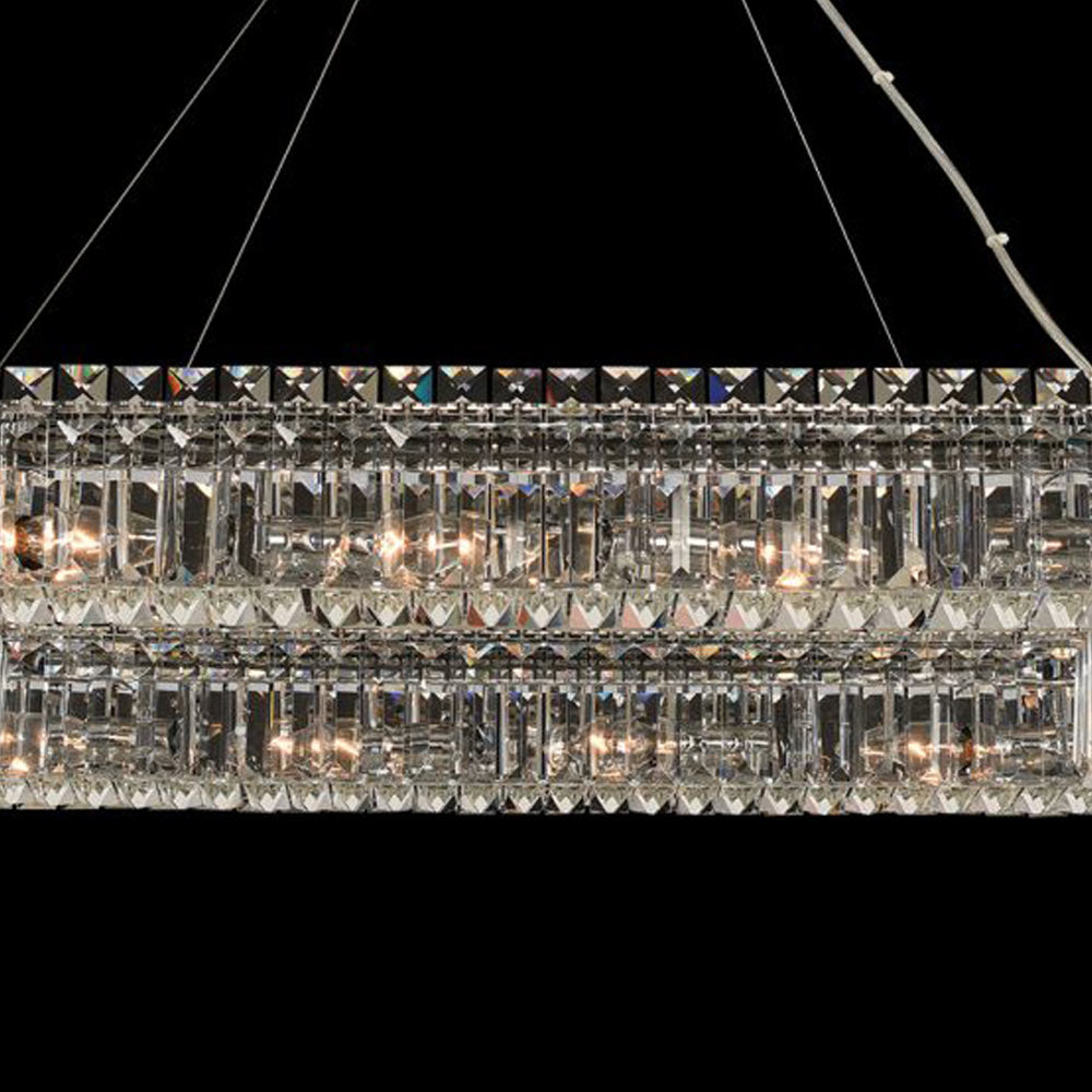 Baguette Linear Pendant Light in Detail.