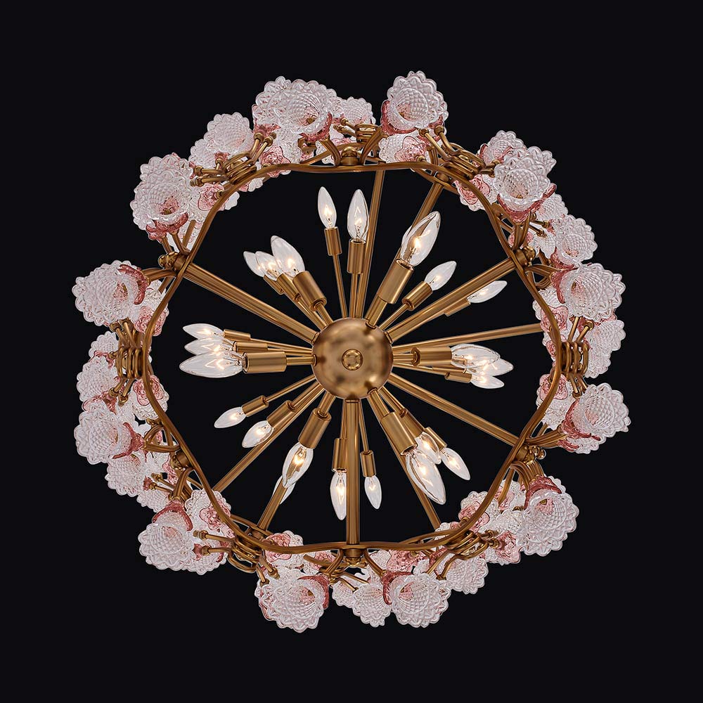 Bella Foyer Chandelier in Detail.