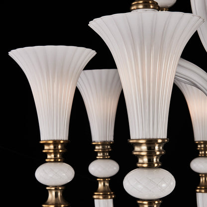 Bianca Multi Light Chandelier in Detail.