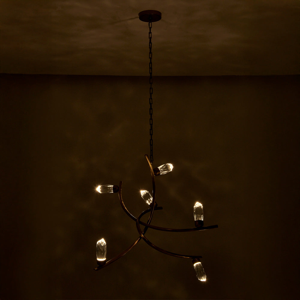 Bilancia LED Chandelier in Detail.