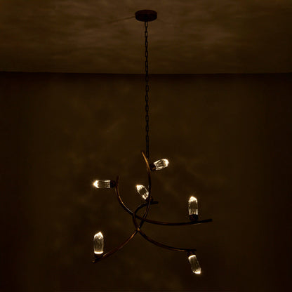 Bilancia LED Chandelier in Detail.