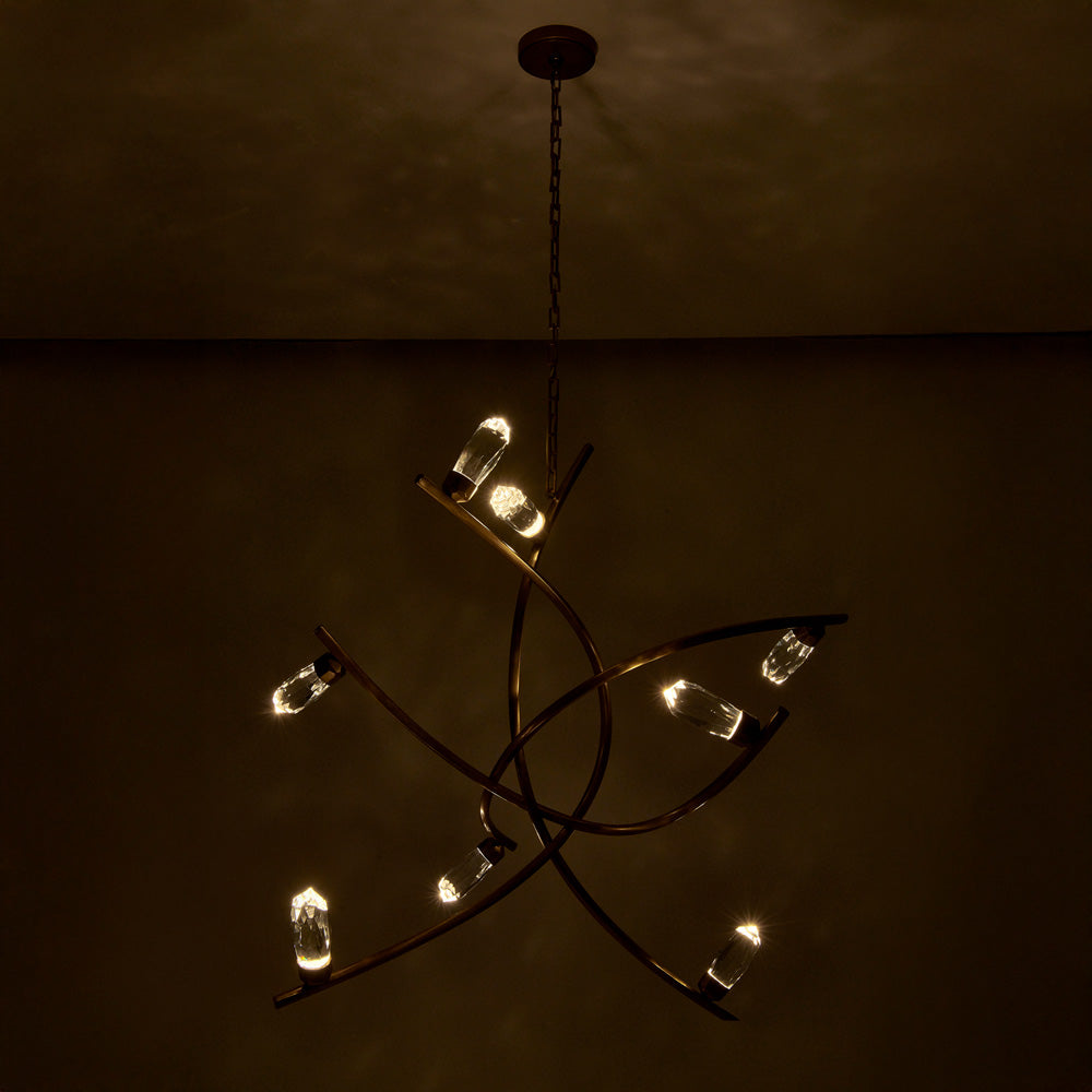 Bilancia LED Chandelier in Detail.