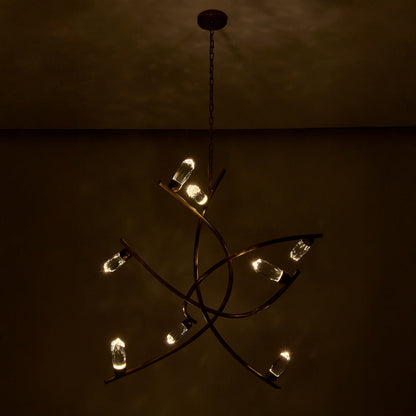 Bilancia LED Chandelier in Detail.
