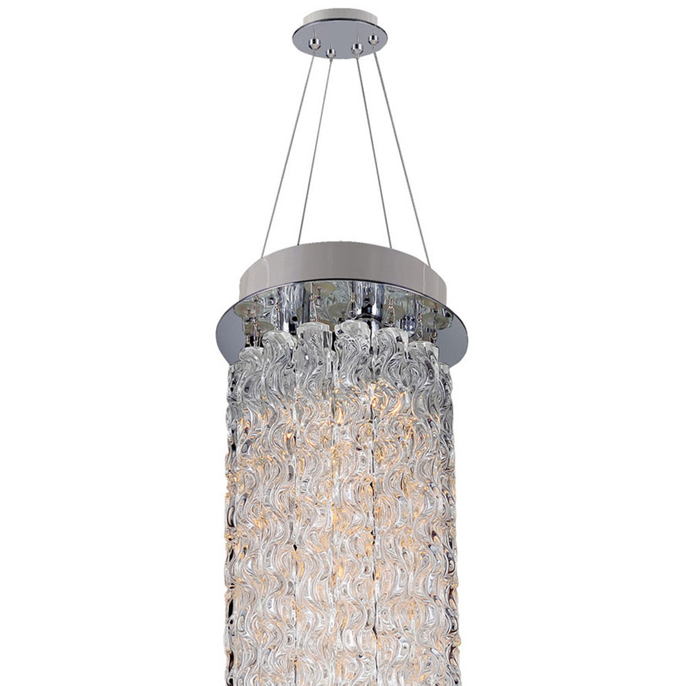Botticelli Semi Flush Convertible Pendant Light in Detail.
