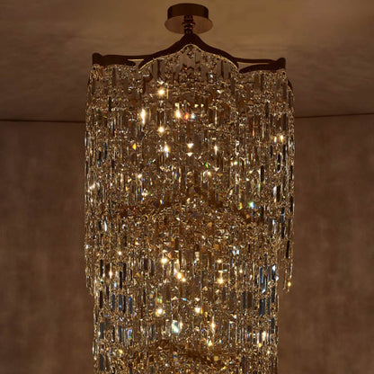 Cadere Foyer Chandelier in Detail.