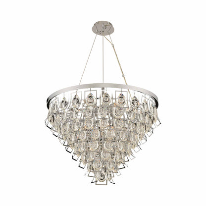 Carmella Chandelier in Chrome (9-Light).