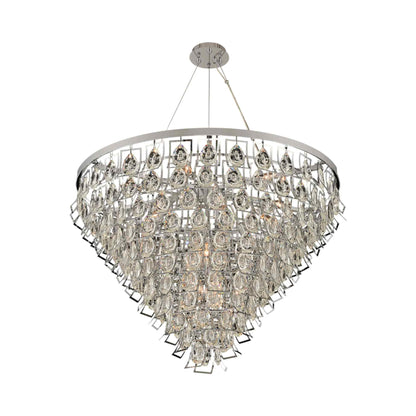 Carmella Chandelier in Chrome (15-Light).