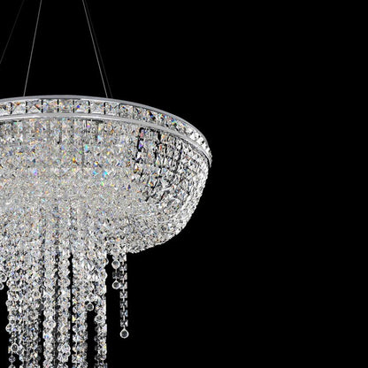 Cascata Chandelier in Detail.