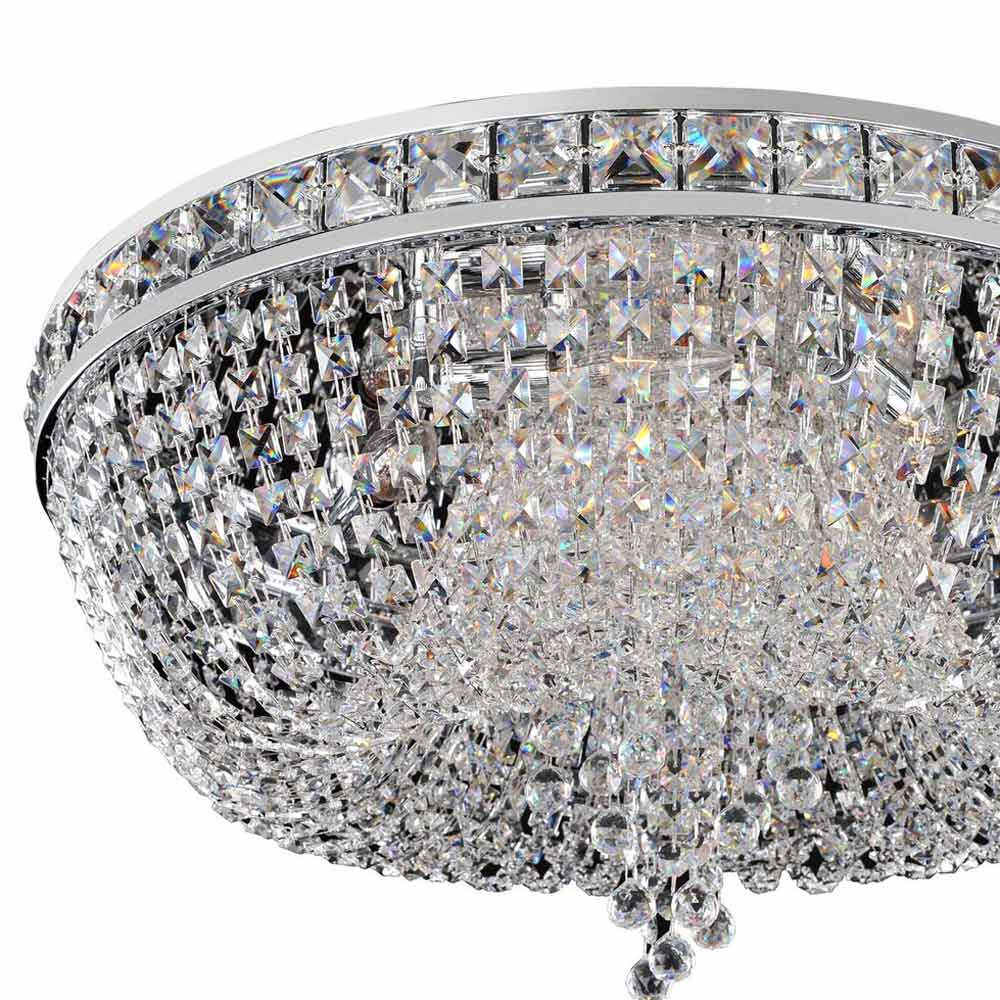 Cascata Flush Mount Ceiling Light in Detail.