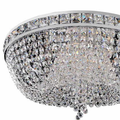 Cascata Flush Mount Ceiling Light in Detail.