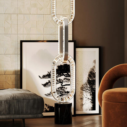 Catena LED Floor Lamp in living room.