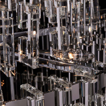 Catene Foyer Chandelier in Detail.