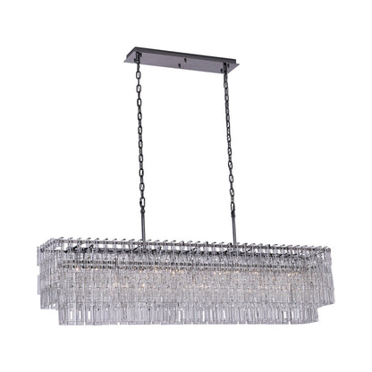 Catene Linear Pendant Light in Detail.